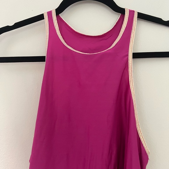 Fierce + Regal Woman’s pink The Sheer Tank top - Picture 3 of 9